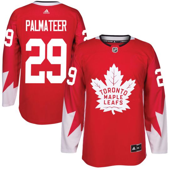 2017 NHL Toronto Maple Leafs Men #29 Mike Palmateer red jersey